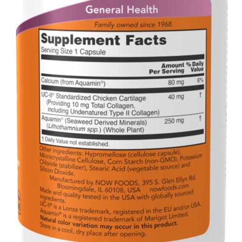 Viên uống bổ khớp NOW UC-II Advanced Joint Relief 60 Capsules 19 thuoc bo khop now uc ii collagen type 2 joint health 60 vien 170725 ka