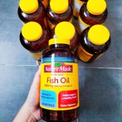 vien dau ca nature made fish oil 1200mg 360mg omega 3 240 vien burp less 100725 ka
