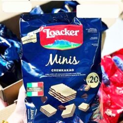 Bánh xốp nhân kem Loacker Minis CremKakao 200g 20 Pieces 3 banh xop nhan kem loacker minis cremkakao 200g 20 pieces 010825 ka