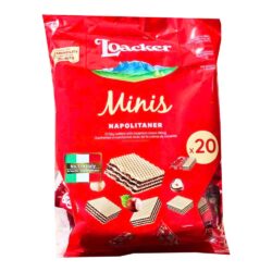 Bánh xốp nhân kem Loacker Minis Napolitaner 200g 20 Pieces