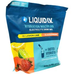 Bột điện giải Liquid I.V. Hydration Multiplier 30 gói (Lemon Lime & Strawberry) 6 bot dien giai liquid iv hydration multiplier 30 goi lemon lime strawberry 190825 kb