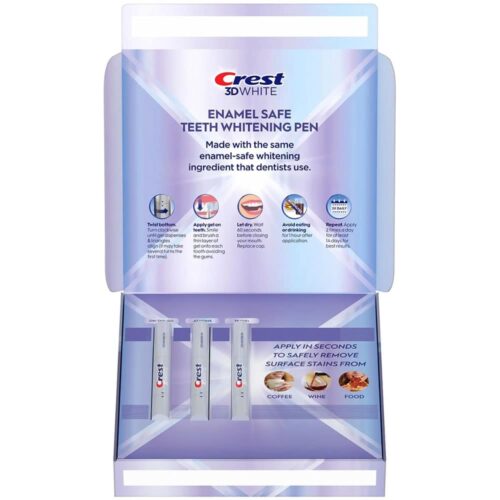 Bút trắng răng Crest 3D White Whitening Easy-To-Use Pen 3 cây 16 but trang rang crest 3d white whitening easy to use pen 3 cay 150825 kb