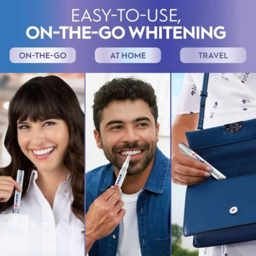 Bút trắng răng Crest 3D White Whitening Easy-To-Use Pen 3 cây 15 but trang rang crest 3d white whitening easy to use pen 3 cay 150825 kd