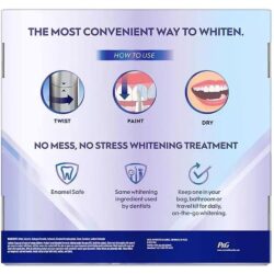 Bút trắng răng Crest 3D White Whitening Easy-To-Use Pen 3 cây 12 but trang rang crest 3d white whitening easy to use pen 3 cay 150825 ke