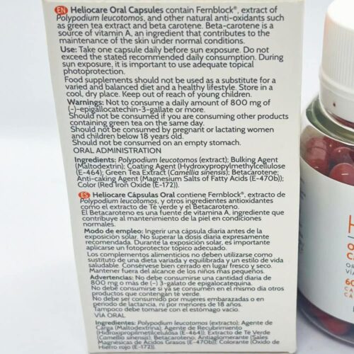 Chống nắng toàn thân Cantabria Labs Heliocare 60 viên 22 chong nang toan than cantabria labs heliocare 60 vien 080825 kf