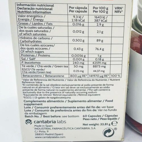 Chống nắng toàn thân Cantabria Labs Heliocare 60 viên 23 chong nang toan than cantabria labs heliocare 60 vien 080825 kg