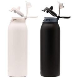 Set 2 bình giữ nhiệt Ello Flip To Fill, Pop To Drink 20oz 651ml (White+ Black) 7 set 2 binh giu nhiet ello flip to fill pop to drink 20oz 651ml white black 260825 kb