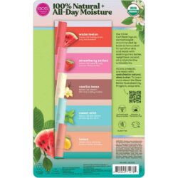 Son dưỡng môi Eos Natural Organic Lip Balm 9 thỏi (Watermelon, Strawberry Sorbet, Vanilla Bean, Sweet Mint, Lemon) 5 son duong moi eos natural organic lip balm 9 thoi watermelon strawberry sorbet vanilla bean sweet mint lemon 230825 kb