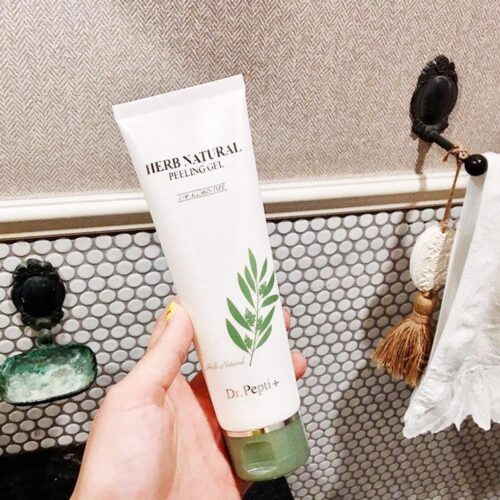 Tẩy da chết Dr. Pepti Herb Natural Peeling Gel 130ml 16 tay da chet dr pepti herb natural peeling gel 130ml 280825 kb