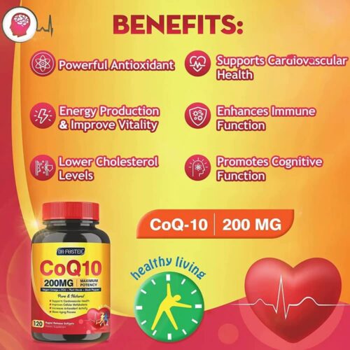 Viên uống bổ sung CoQ10 Dr. Foster CoQ10 200mg Maximum Potency 120 Softgels 12 vien uong bo sung coq10 dr foster coq10 200mg 120 softgels 040825 ka