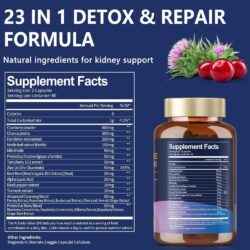 Viên uống hỗ trợ thải độc thận Totaria Health Kidney Cleanse Detox & Repair 23-in-1 120 Capsules 7 vien uong ho tro thai doc than totaria health kidney cleanse detox repair 23 in 1 120 capsules 230825 kc