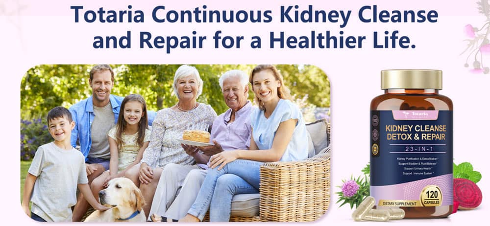 Viên uống hỗ trợ thải độc thận Totaria Health Kidney Cleanse Detox & Repair 23-in-1 120 Capsules 10 vien uong ho tro thai doc than totaria health kidney cleanse detox repair 23 in 1 120 capsules 230825 kh