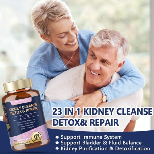 Viên uống hỗ trợ thải độc thận Totaria Health Kidney Cleanse Detox & Repair 23-in-1 120 Capsules 12 vien uong ho tro thai doc than totaria health kidney cleanse detox repair 23 in 1 120 capsules 230825 kl
