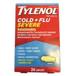 Viên uống Tylenol Cold + Flu Severe 24 Caplets 7 vien uong tylenol cold flu severe 24 caplets 130825 kb