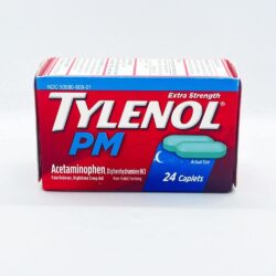 vien uong tylenol pm acetaminophen extra strength 500mg 24 caplets 260825 ka