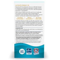 Dầu cá Omega-3 Nordic Naturals Ultimate Omega 2X (2150mg) 60 Softgels 9 dau ca omega 3 nordic naturals ultimate omega 2x 2150mg 60 softgels 120925 kd