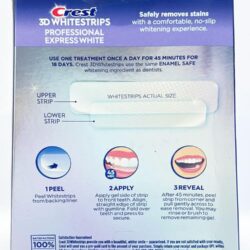 Miếng dán trắng răng Crest 3D Whitestrips Professional Express White 36 miếng 8 mieng dan trang rang crest 3d whitestrips professional express white 36 mieng 130925 kb