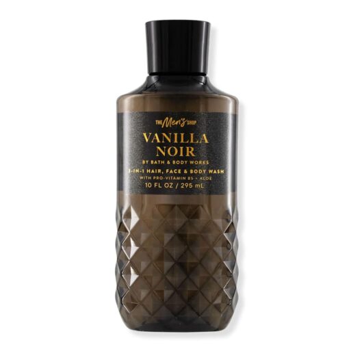 Sữa tắm gội cho nam Bath & Body Works Vanilla Noir Hair, Face & Body Wash 295ml