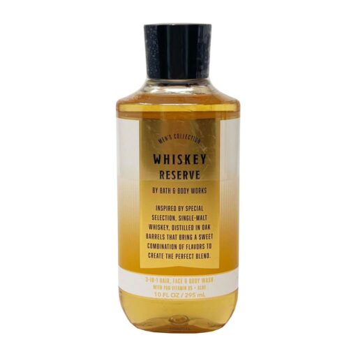 Sữa tắm gội cho nam Bath & Body Works Whiskey Reserve Hair, Face & Body Wash 295ml