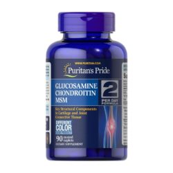 Viên uống bổ khớp Puritan’s Pride Glucosamine, Chondroitin, MSM 90 Caplets