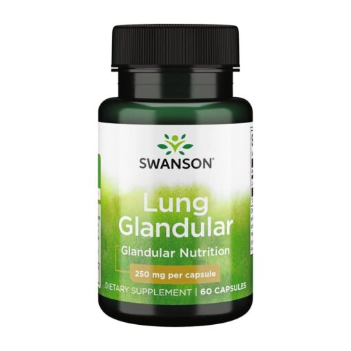 Viên uống bổ phổi Swanson Lung Glandular 250mg 60 Capsules