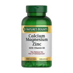 Viên uống bổ sung canxi magie và kẽm từ Nature’s Bounty Calcium Magnesium Zinc 300 viên