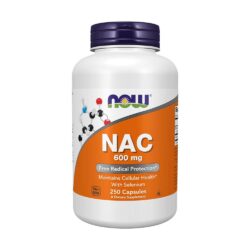 Viên uống bổ sung N-Acetyl Cysteine Now NAC 600mg 250 Capsules