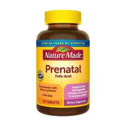 Vitamin cho bà bầu Nature Made Prenatal Multi Folic Acid 50 Tablets