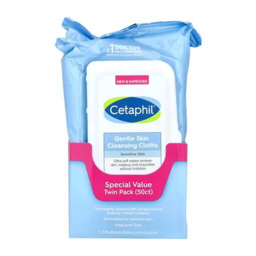 Khăn giấy uớt Cetaphil Gentle Skin Cleansing Cloths 50 miếng