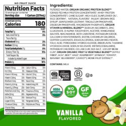 Sữa Protein cho trẻ em Orgain Kids Protein Organic Nutritional Shake Vanilla 237ml Thùng 18 Hộp 10 sua protein cho tre em orgain kids protein organic nutritional shake vanilla 237ml thung 18 hop 061025 kd