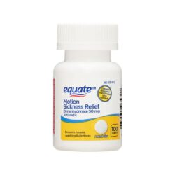 Viên uống giảm say tàu xe Equate Motion Sickness Relief Dimenhydrinate 50mg 100 Tablets