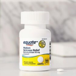 vien uong giam say tau xe equate motion sickness relief dimenhydrinate 50mg 100 tablets 161025 kc