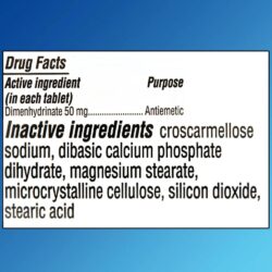 vien uong giam say tau xe equate motion sickness relief dimenhydrinate 50mg 100 tablets 161025 kd
