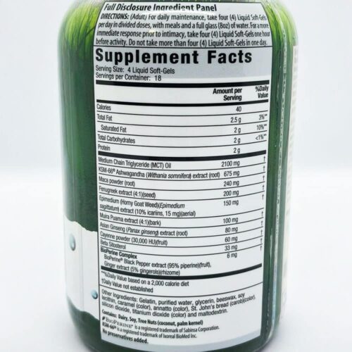 Viên uống hỗ trợ tăng KSM-66 Irwin Naturals Steel-Libido Peak Testosterone 75 Liquid SoftGels 18 vien uong ho tro tang ksm 66 irwin naturals steel libido peak testosterone 75 liquid softgels 101025 kg