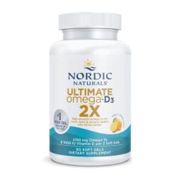 Dầu cá Omega-3 Nordic Naturals Ultimate Omega 2X (2150mg) D3 60 Softgels
