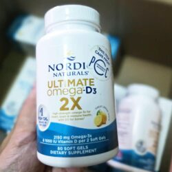 dau ca omega 3 nordic naturals ultimate omega 2x 2150mg d3 60 softgels 221125 ka