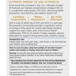 dau ca omega 3 nordic naturals ultimate omega 2x 2150mg d3 60 softgels 221125 kc