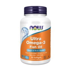 Dầu cá Omega-3 Now Ultra Omega-3 500 EPA/ 250 DHA 90 Softgels