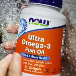 Dầu cá Omega-3 Now Ultra Omega-3 500 EPA/ 250 DHA 90 Softgels 3 dau ca omega 3 now ultra omega 3 500 epa 250 dha 90 softgels 041125 ka