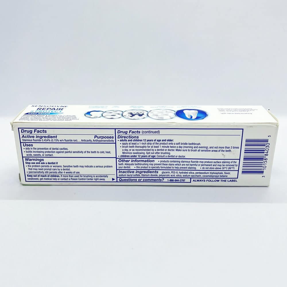 Kem đánh răng Sensodyne Repair & Protect Extra Fresh 96.4g 3 Kem đánh răng Sensodyne Repair & Protect Extra Fresh 96.4g - Ảnh 3