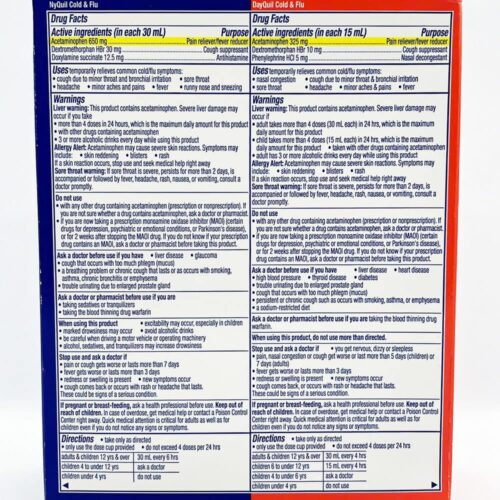 siro vicks dayquil nyquil cold flu relief 177ml x2 day original night cherry 031125 ke