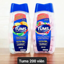Viên ngậm giảm đầy hơi khó tiêu Tums Antacid Assorted Fruit 750mg 200 viên 3 vien ngam giam day hoi kho tieu tums antacid assorted fruit 750mg 200 vien 251125 ka