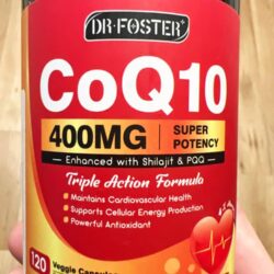vien uong bo sung coq10 dr foster coq10 400mg super potency 120 softgels 051125 kc
