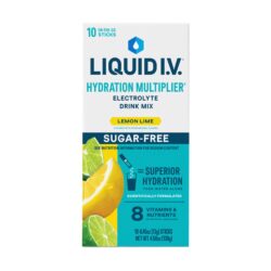 Bột điện giải Liquid I.V. Hydration Multiplier 10 gói (Lemon Lime Sugar-Free)