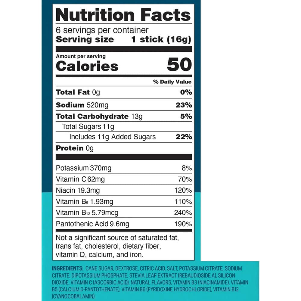 Bột điện giải Liquid I.V. Hydration Multiplier 6 gói (Strawberry) 4 Bột điện giải Liquid I.V. Hydration Multiplier 6 gói (Strawberry) - Ảnh 4