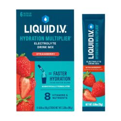 Bột điện giải Liquid I.V. Hydration Multiplier 6 gói (Strawberry) 6 bot dien giai liquid iv hydration multiplier 6 goi strawberry 081225 kc