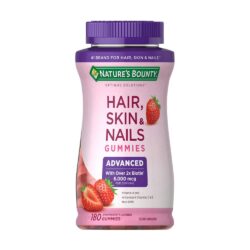 Kẹo dẻo làm đẹp da móng và tóc Nature’s Bounty Advanced Hair Skin & Nails Gummies 180 viên