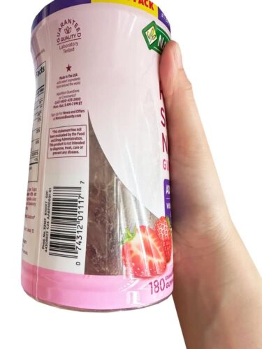 Kẹo dẻo làm đẹp da móng và tóc Nature’s Bounty Advanced Hair Skin & Nails Gummies 180 viên 23 keo deo lam dep da mong va toc natures bounty advanced hair skin nails gummies 180 vien 201225 kb