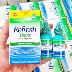 Nước nhỏ mắt Refresh nhập khẩu Mỹ Tears Lubricant Eye Drops Combo (2 chai x15ml) 3 nuoc nho mat refresh nhap khau my tears lubricant eye drops combo 2 chai x15ml 081225 ka