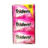 Sing gum Mỹ không đường Trident BubbleGum 14 Sticks x15 Pack